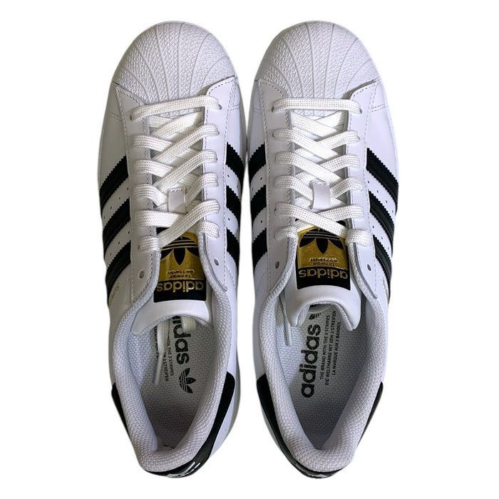 Adidas Kids Unisex Superstar J Shell-Toe Lace-Up Daily Wear Trainers, FU7712