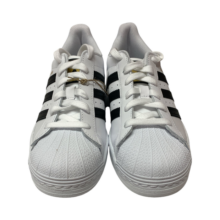 Adidas Kids Unisex Superstar J Shell-Toe Lace-Up Daily Wear Trainers, FU7712