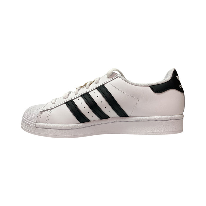 Adidas Kids Unisex Superstar J Shell-Toe Lace-Up Daily Wear Trainers, FU7712