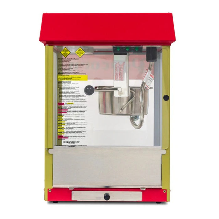 Gold Medal Fun Pop 4 oz. Popcorn Machine & Cart, 2404 & 2649CR (Red)