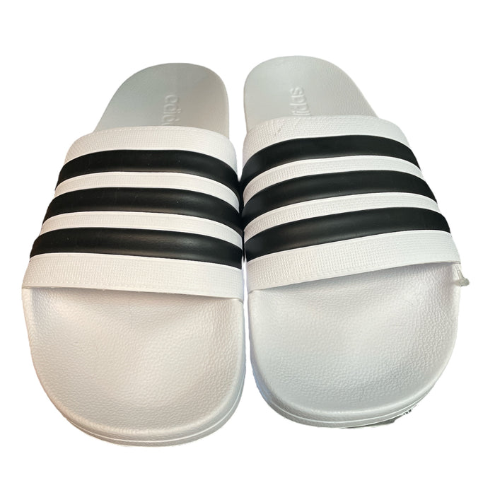 Adidas Men's Adilette Lightweight Cushioned Easy Slip-On Shower Sandal Slide