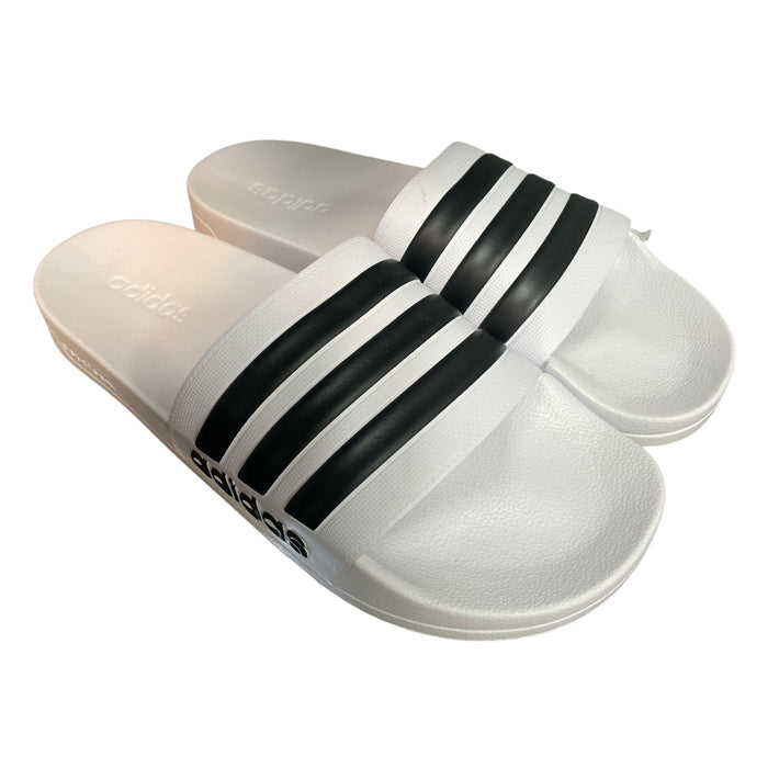 Adidas Men's Adilette Lightweight Cushioned Easy Slip-On Shower Sandal Slide