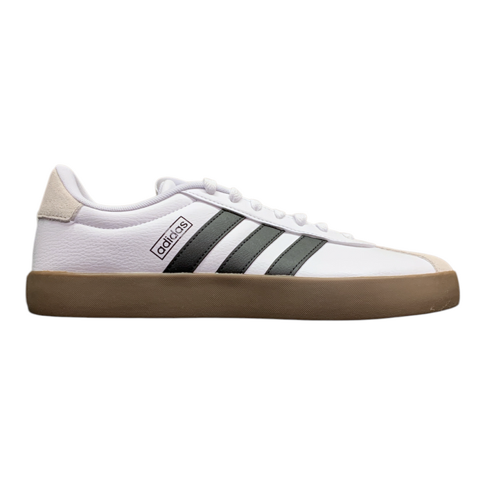 Adidas Men's "VL Court 3.0" Cushioned Casual Court Sneaker, White/Leather, 9