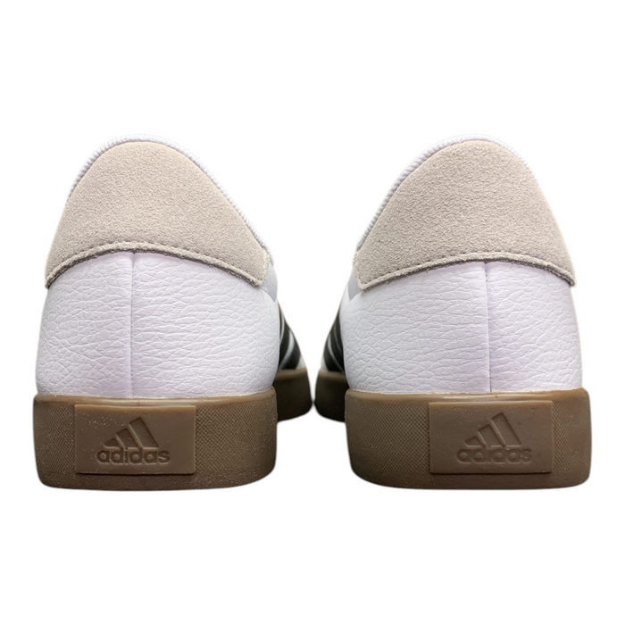 Adidas Men's "VL Court 3.0" Cushioned Casual Court Sneaker, White/Leather, 9
