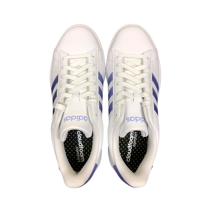 Adidas Women's Lace Up Grand Court 2.0 Cloudfoam Lifestyle Low-Top Shoes