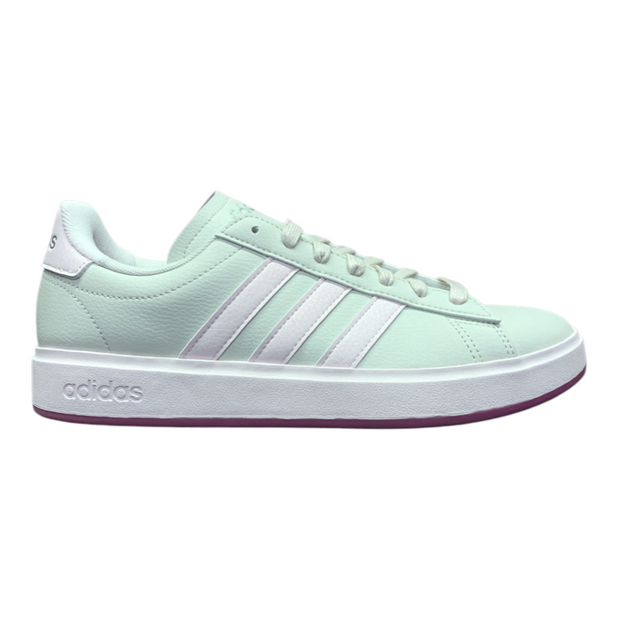 Adidas Women's Lace Up Grand Court 2.0 Cloudfoam Lifestyle Low-Top Shoes