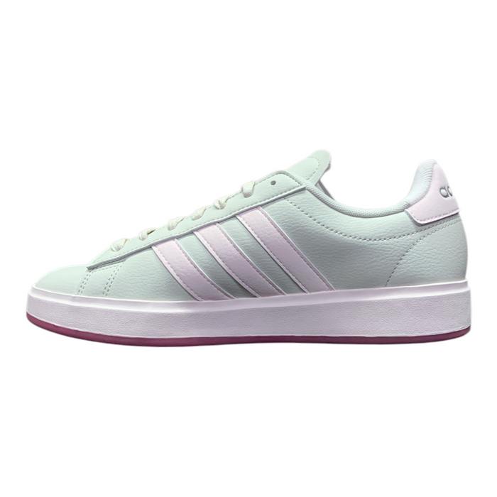 Adidas Women's Lace Up Grand Court 2.0 Cloudfoam Lifestyle Low-Top Shoes