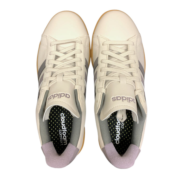 Adidas Men's Lace Up Grand Court 2.0 Low-Top Shoes