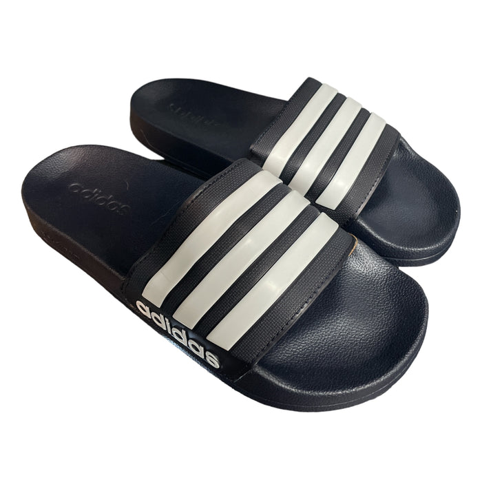 Adidas Men's Adilette Lightweight Cushioned Easy Slip-On Shower Sandal Slide