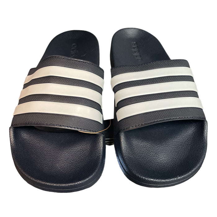 Adidas Men's Adilette Lightweight Cushioned Easy Slip-On Shower Sandal Slide