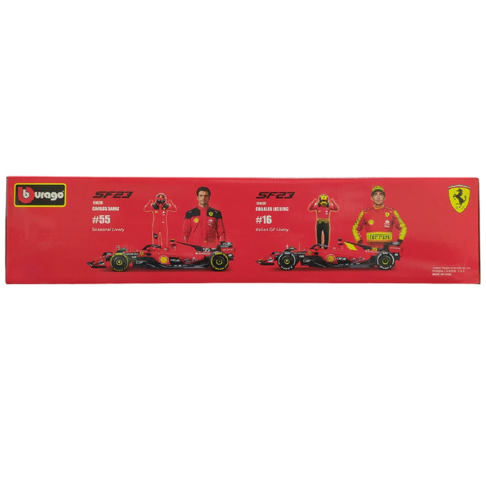 Bburago Officially Licensed 1:24 Die-Cast Metal Formula One Racing Models, 2 pk.