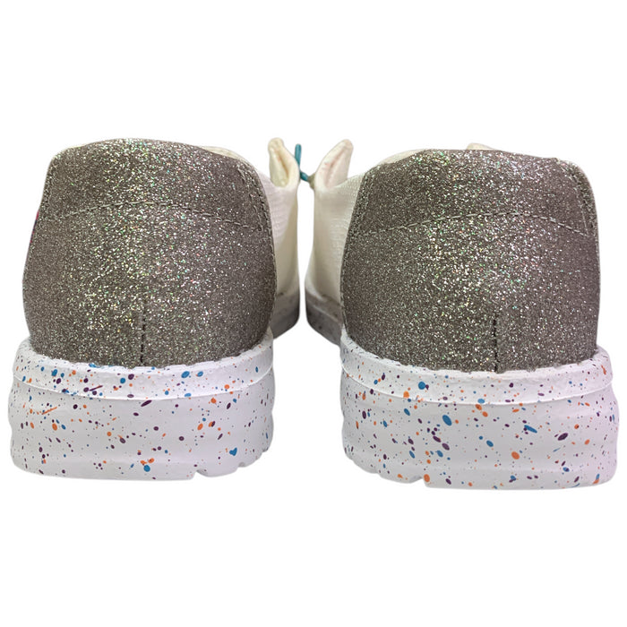 Hey Dude Wendy Youth Girls Lightweight Canvas Slip-On Shoe