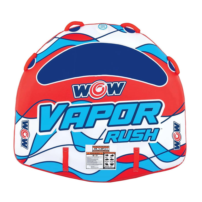 Wow Sports Vapor Rush 2-Person Towable Starter Kit with 12V Pump and Tow Rope
