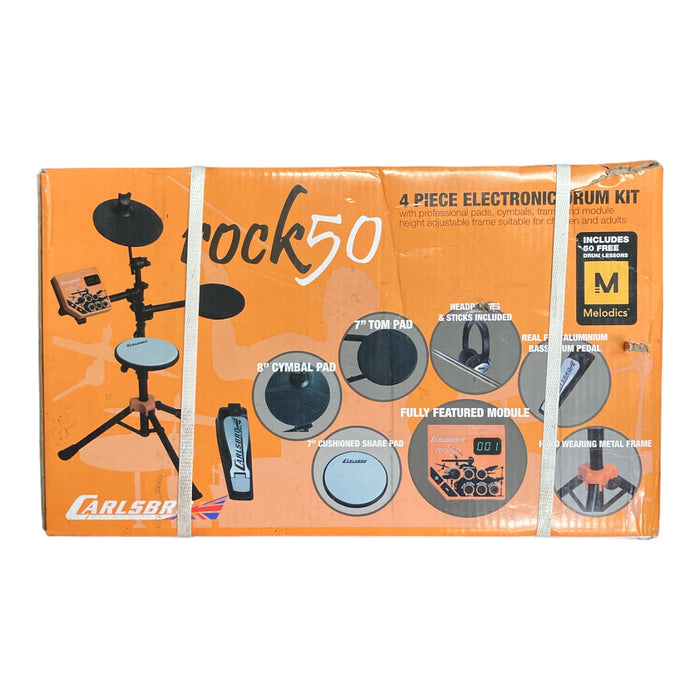 Carlsbro Rock50 4-Piece Electronic Drum Kit with Headphones