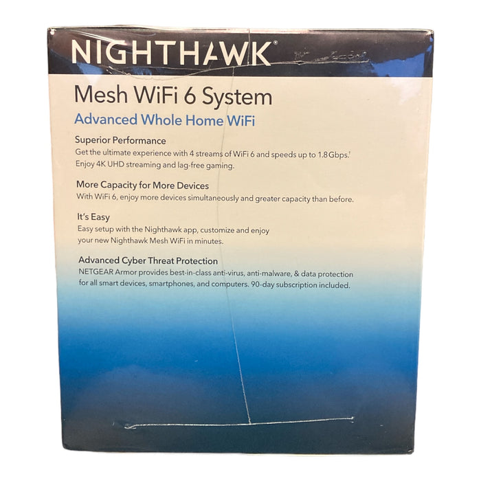 NETGEAR - Nighthawk AX1800 Mesh WiFi 6 System with Router + 2 Satellite Extender