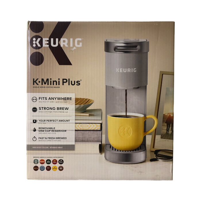 Keurig K-Mini Plus Single Serve K-Cup Pod Coffee Maker, Studio Gray