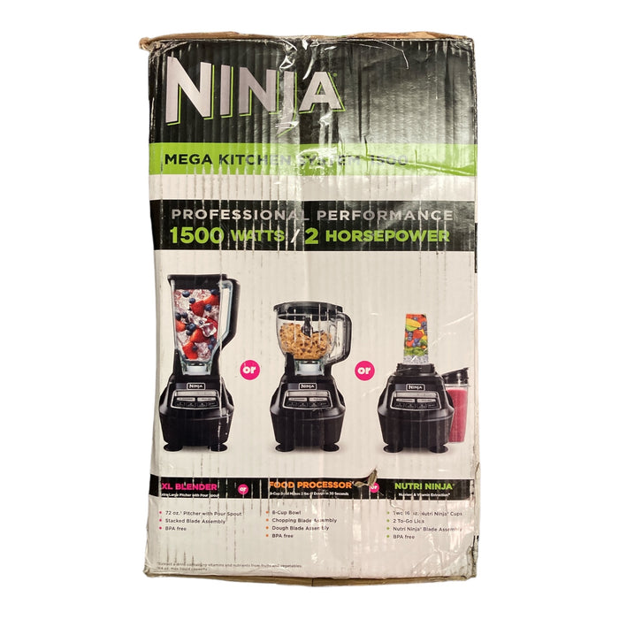 Ninja - Mega Kitchen System 72-Oz. Blender - Black