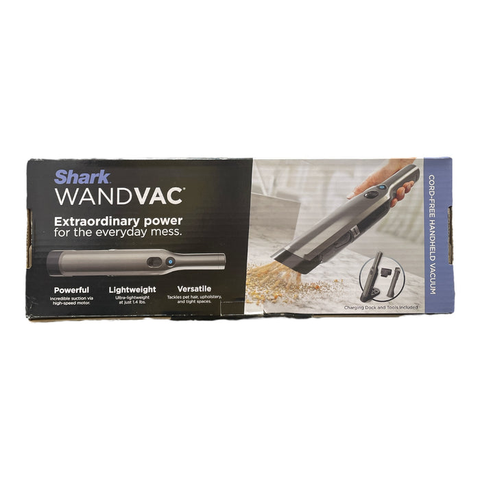 Shark WANDVAC Cord-Free Handheld Vacuum w Charging Dock & Tools, Graphite, WV205