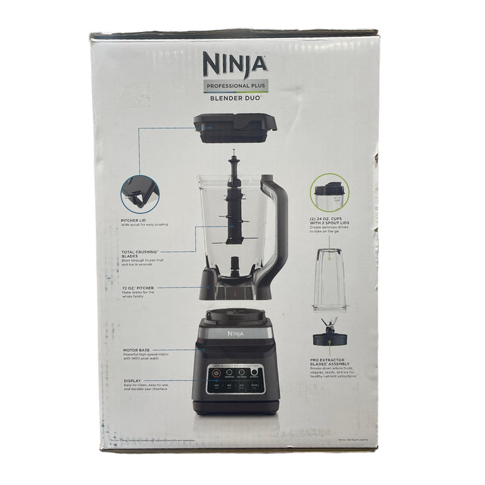 Open Box Ninja Professional Plus Blender DUO with Auto-iQ *Open Box*