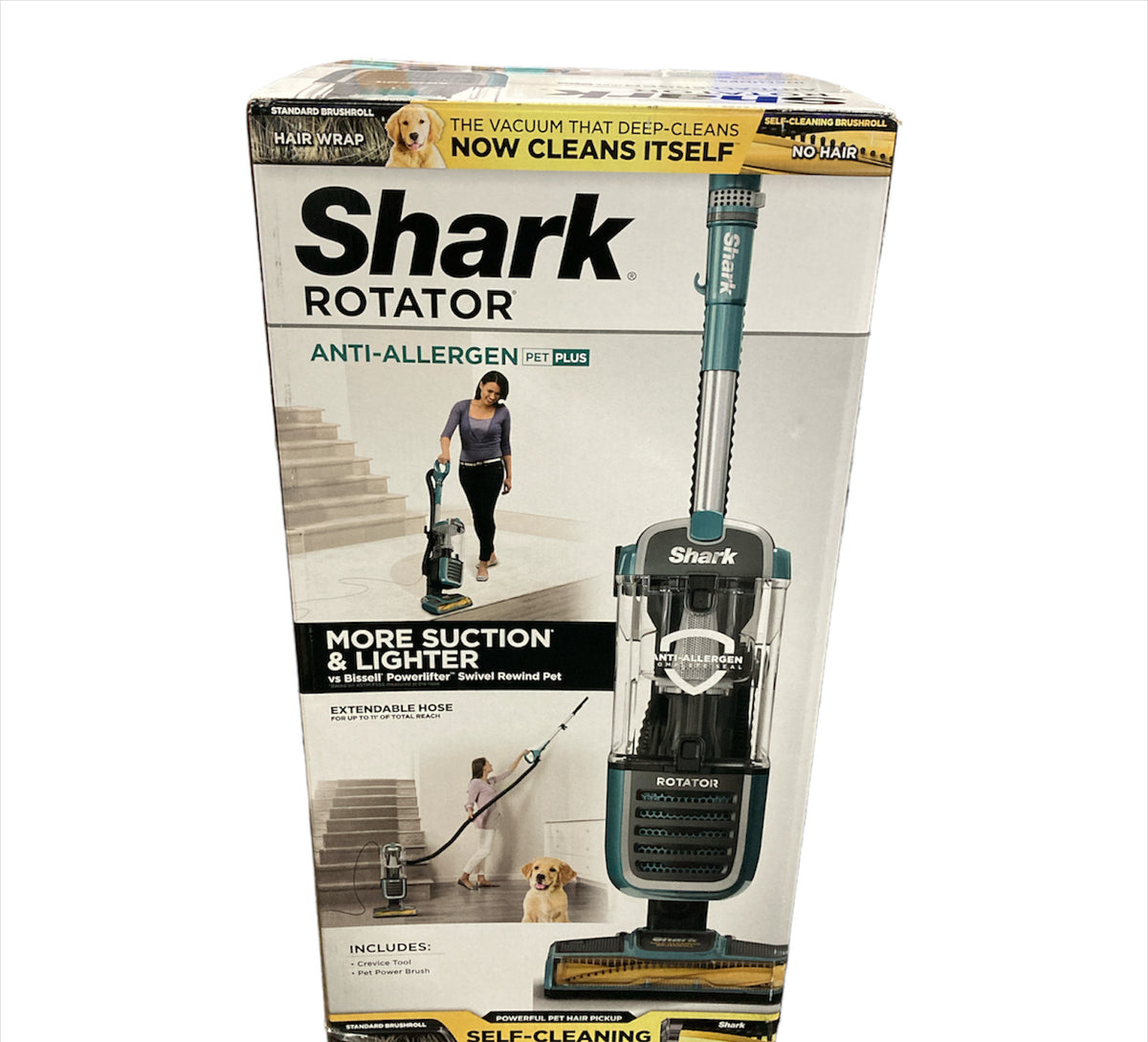 Shark Rotator AntiAllergen Pet Plus with SelfCleaning Brushroll , ZU