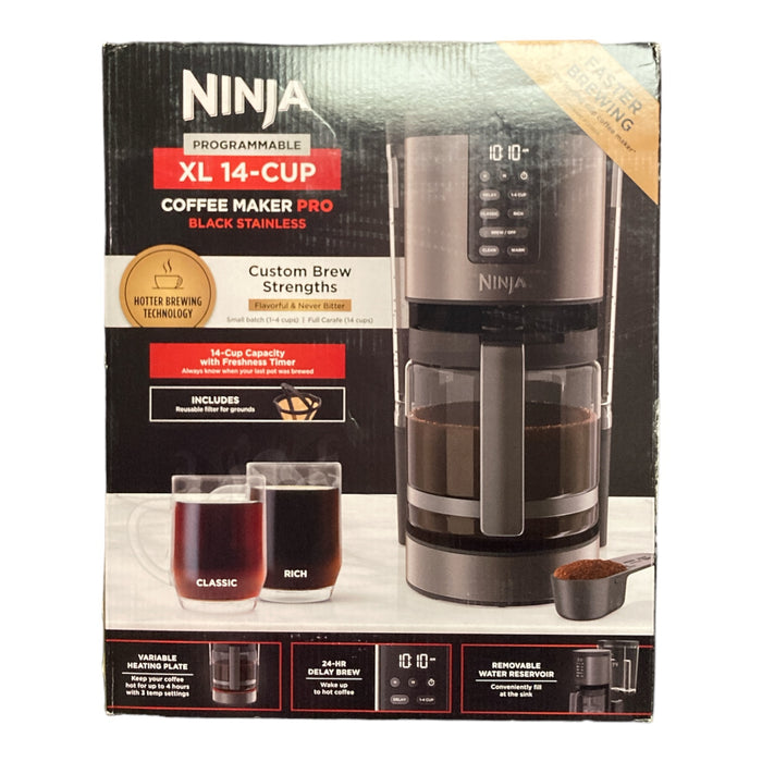 STAINLESS - Ninja Programmable XL 14-Cup Coffee Maker PRO.