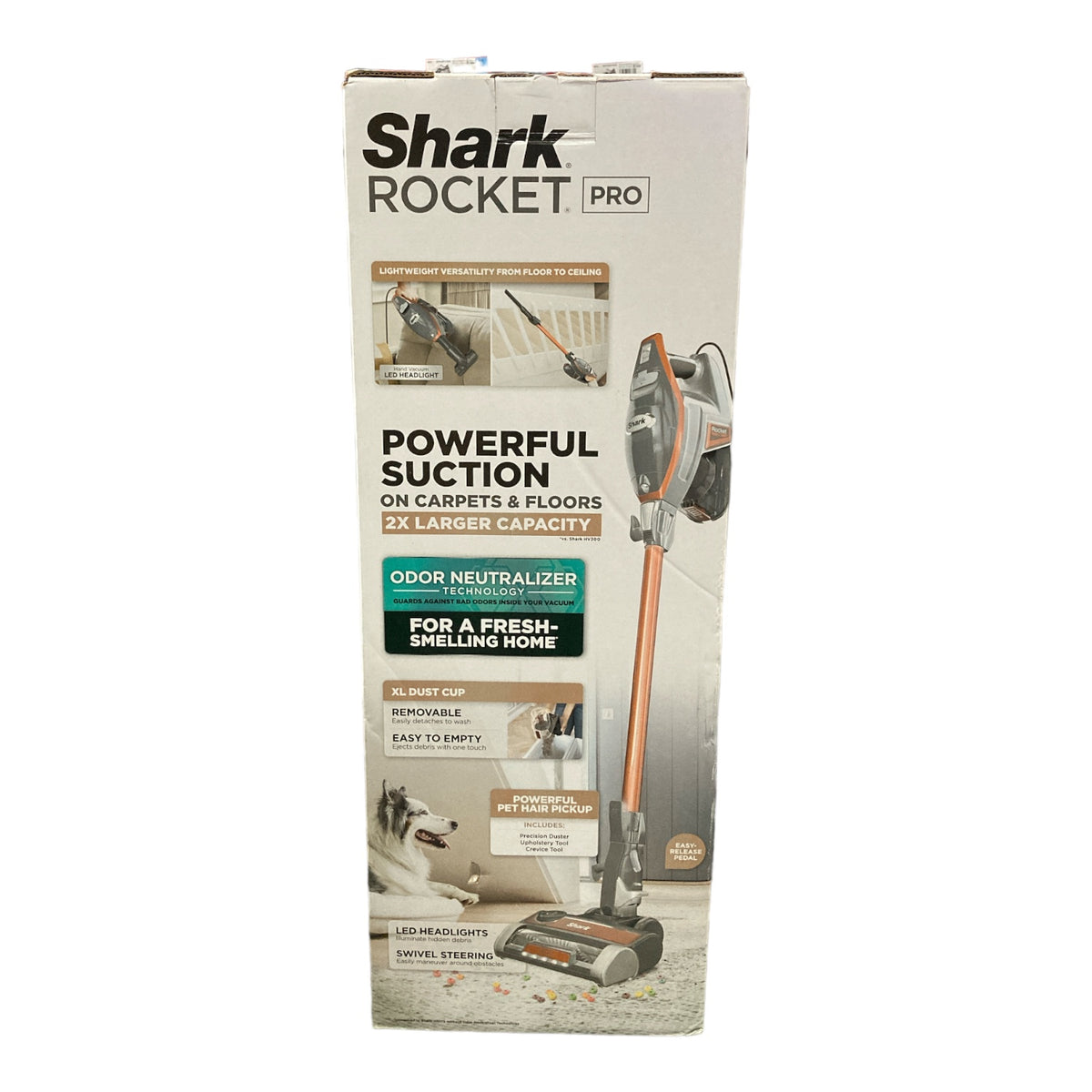 Shark Rocket Pro Corded Stick Vacuum with Odor Neutralizer Technology ...