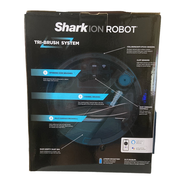 Shark ION Robot Vacuum, Wi-Fi, Multi-Surface Cleaning, Carpets, Hard Floors