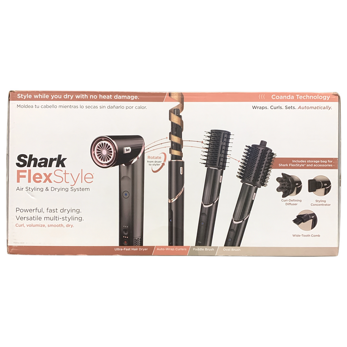 *Open* Shark FlexStyle Air Styling & Drying System with 8 Different Accessories