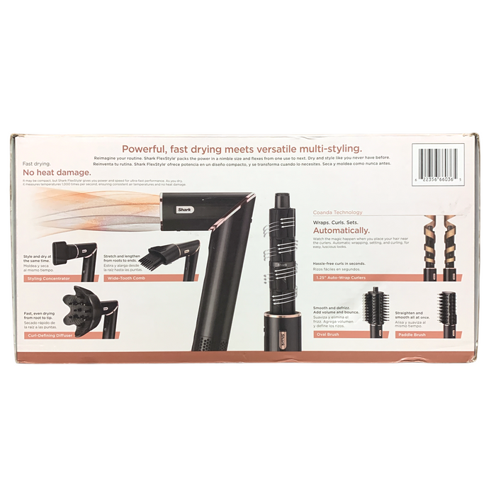 *Open* Shark FlexStyle Air Styling & Drying System with 8 Different Accessories