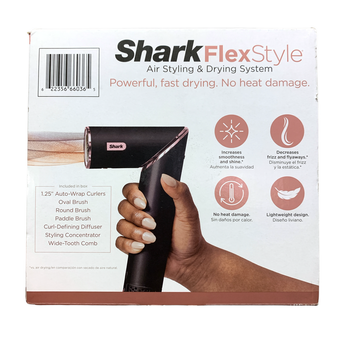 *Open* Shark FlexStyle Air Styling & Drying System with 8 Different Accessories