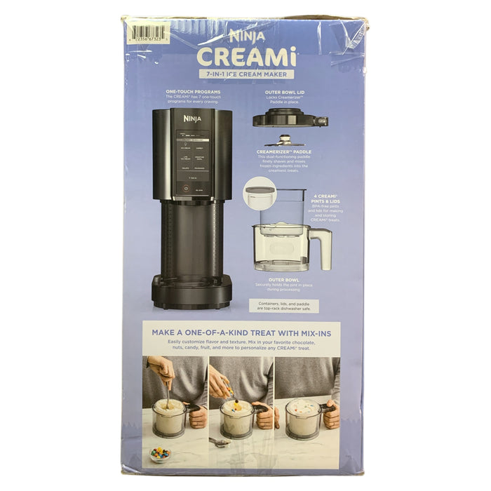 Ninja Creami 7-in1 Ice Cream Maker, Makes Ice Cream, Sorbet, Gelato & More