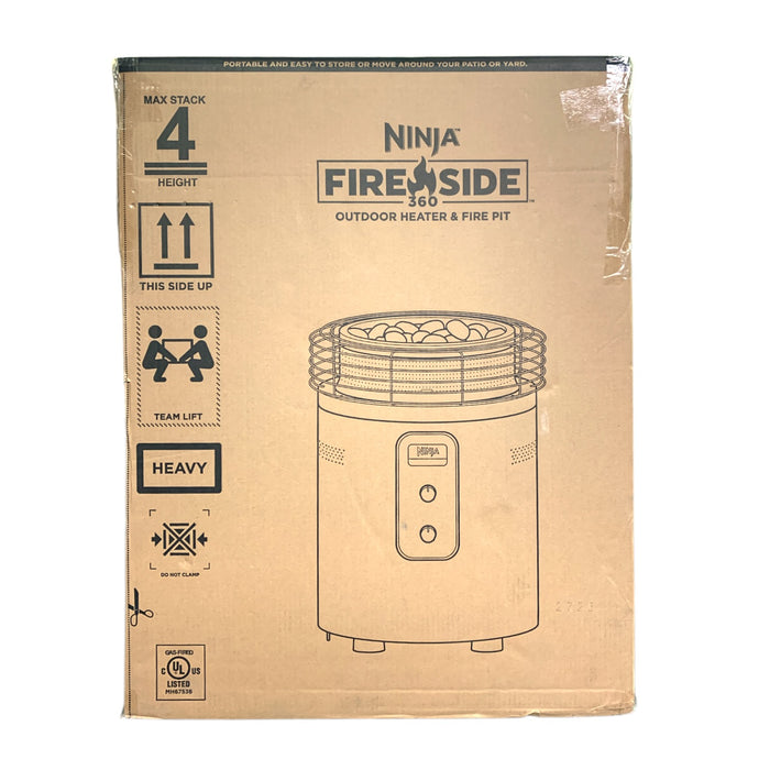 Ninja Fireside360 Propane Outdoor Heater and Fire Pit, Smokeless & Customizable