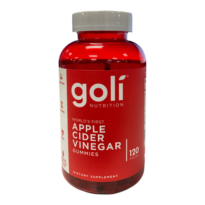 Goli Nutrition Apple Cider Vinegar Vegan Gummies - 120ct