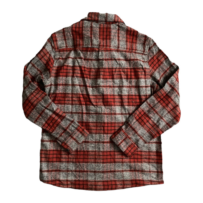 Boston Traders Men's Long Sleeve Button Down Collared Long Sleeve Flannel Shirt