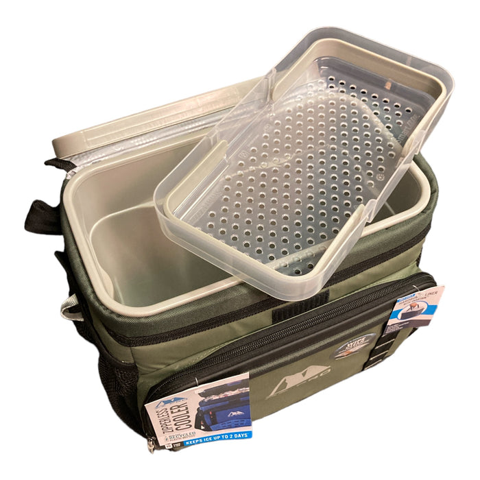 AZ Pro 16 Can Soft Sided Zipperless Cooler, Ice up to 2 Days, Smart Bin