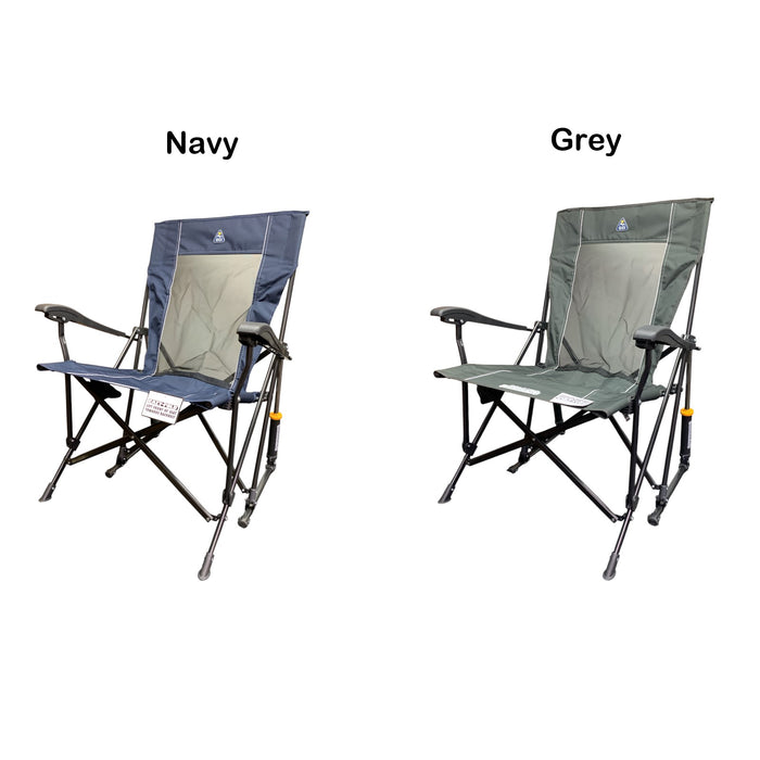 GCI RoadTrip Rocker XL, Oversized Hard-Arm Spring-Action Camping Rocker