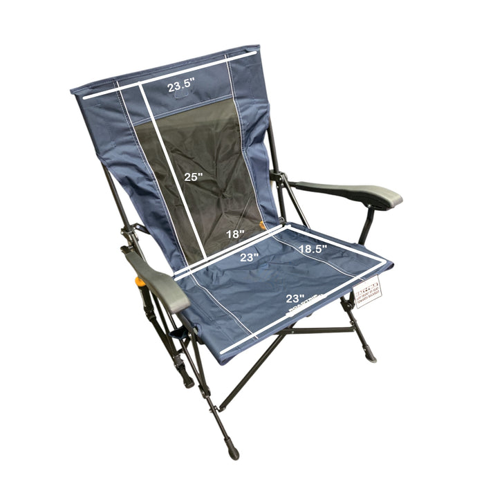 GCI RoadTrip Rocker XL, Oversized Hard-Arm Spring-Action Camping Rocker