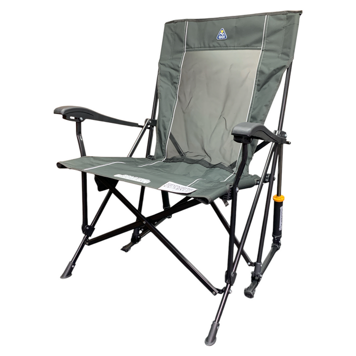 GCI RoadTrip Rocker XL, Oversized Hard-Arm Spring-Action Camping Rocker