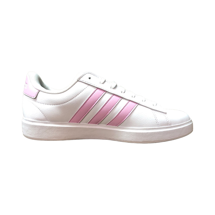 Adidas Women's Lace Up Grand Court 2.0 Cloudfoam Lifestyle Low-Top Shoes