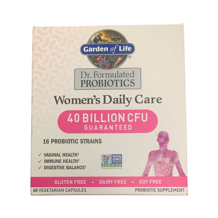 Garden of Life Dr. Formulated Women's Daily Care Probiotic Supplement, 60ct.