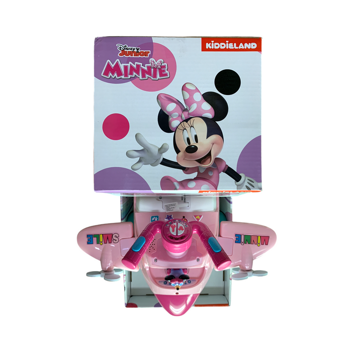 Kiddieland Interactive and Motorized Electronic Activity Ride-On Plane, Minnie