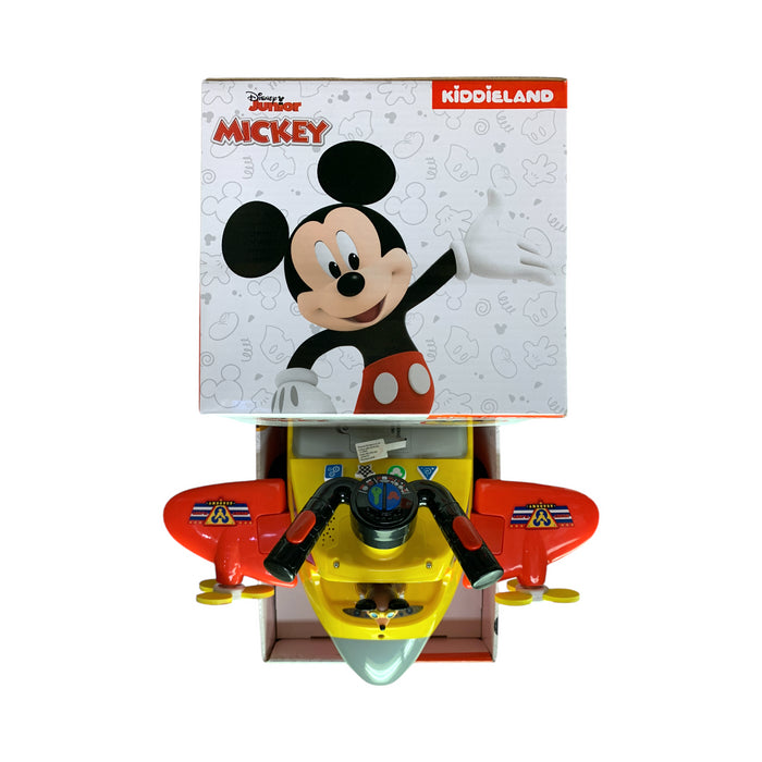 Kiddieland Interactive and Motorized Electronic Activity Ride-On Plane, Mickey