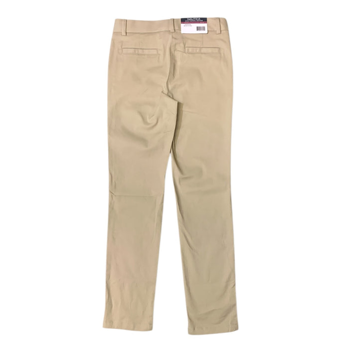 Nautica Youth Girl's Easy Care Adjustable Waist School Uniform Pants, NDD0023Q