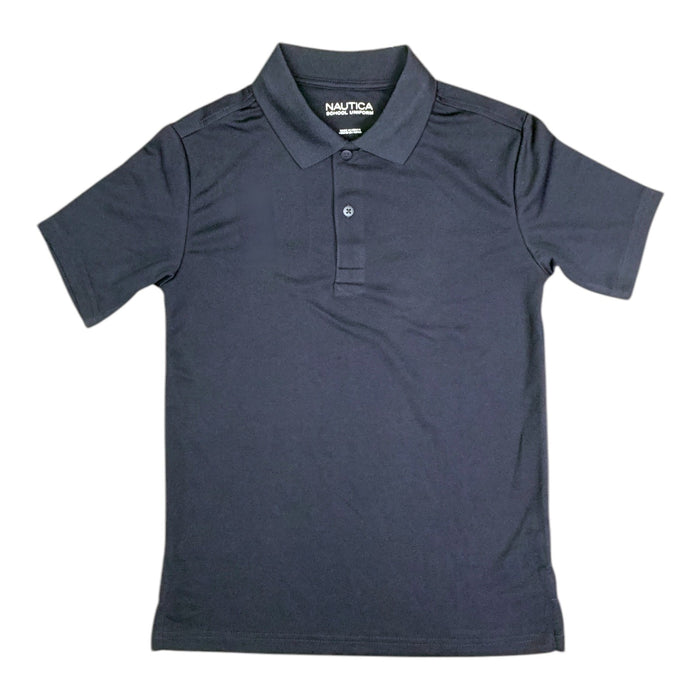 Nautica Boys Short Sleeve Performance Uniform Polo