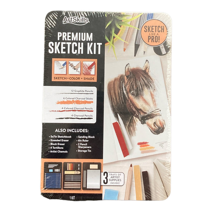 ArtSkills Assorted Premium Sketching and Drawing Kit 39 Pieces