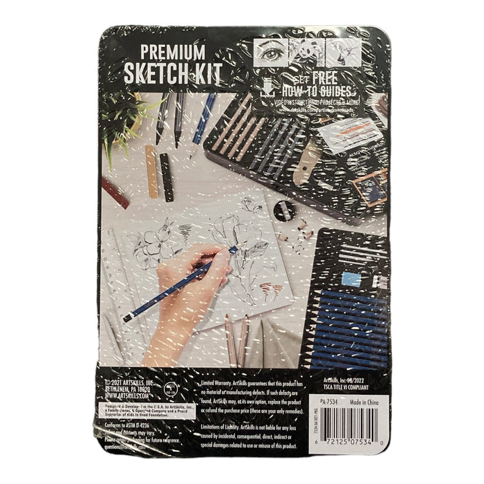 ArtSkills Assorted Premium Sketching and Drawing Kit 39 Pieces