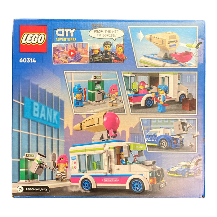 LEGO City Ice Cream Truck Police Chase 60314 Building Kit (317 Pieces)