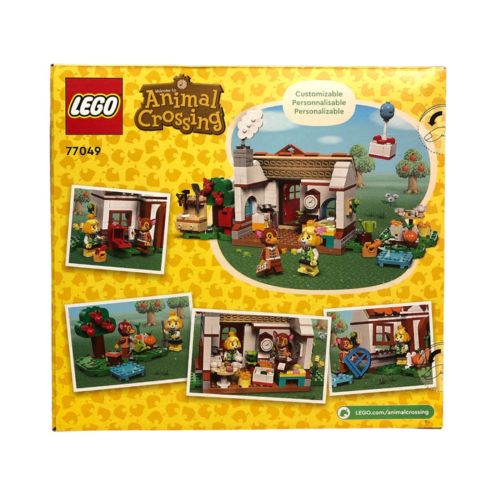 Lego Animal Crossing Isabelle's House Visit 389 Piece Building Playset