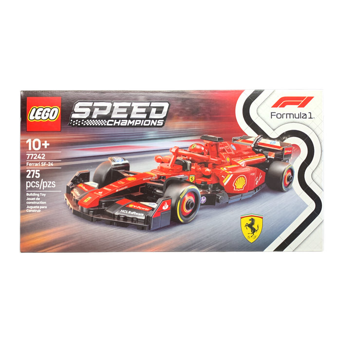 LEGO Speed Champions Ferrari SF-24 Race Car & Driver Building Toy, 77242, 275pc