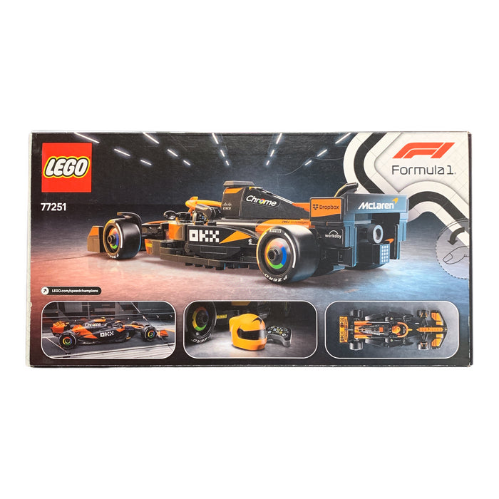 LEGO Speed Champions McLaren F1 Team MCL38 Race Car Toy Build Set, 77251, 269pc